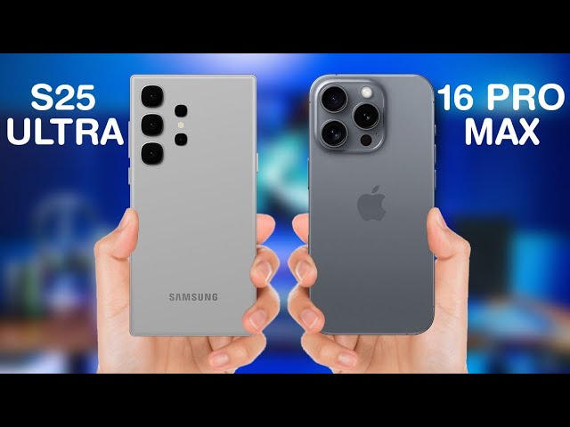 Galaxy S25 Ultra vs iPhone 16 Pro Max – 2025 Flagship Showdown | Ultimate Comparison of Premium Smartphones